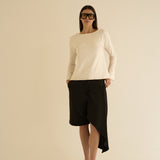 BLANCA TOP MANGA CAMPANA