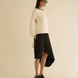 BLANCA TOP MANGA CAMPANA